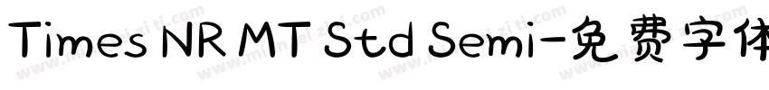 Times NR MT Std Semi字体转换